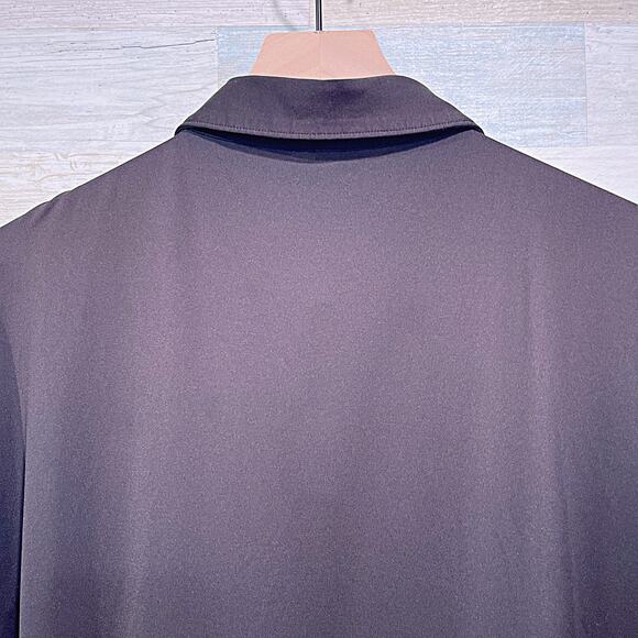 PETER MILLAR Swilcan Bridge Polo Black Old Course St Andrews Link Mens Large - Picture 5 of 7